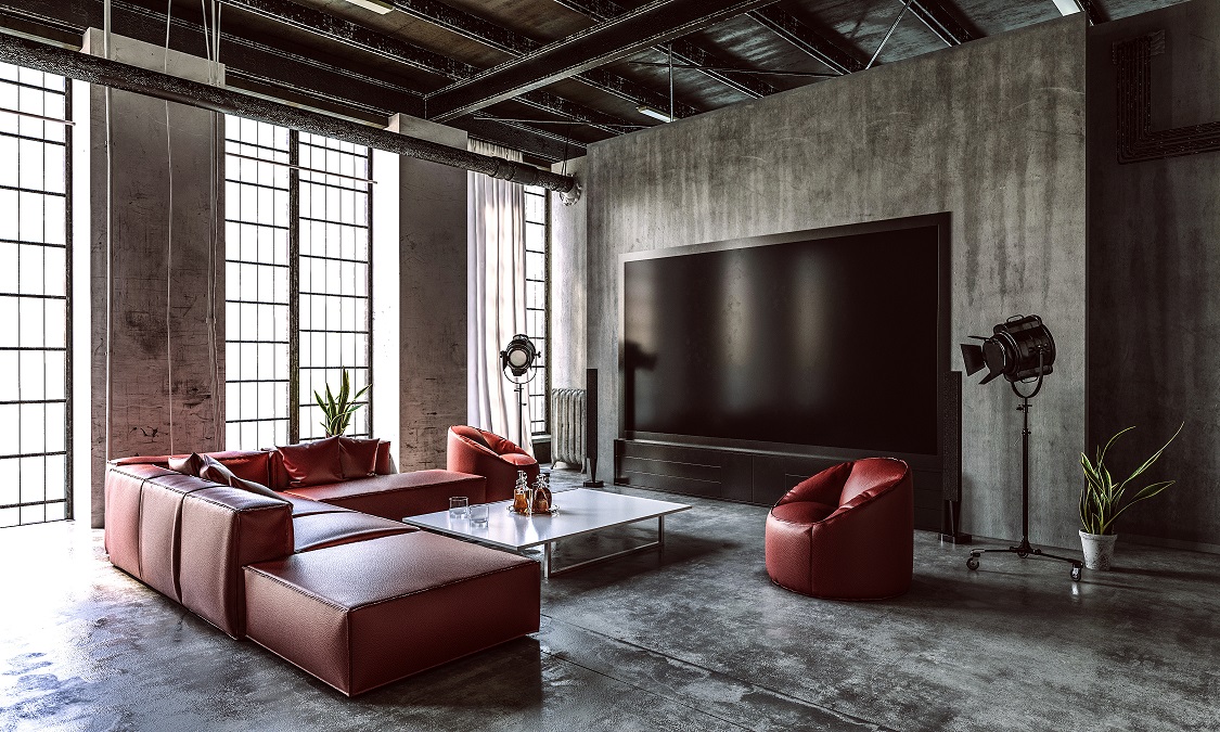 Loft in glamour style. What can not be missing in it?